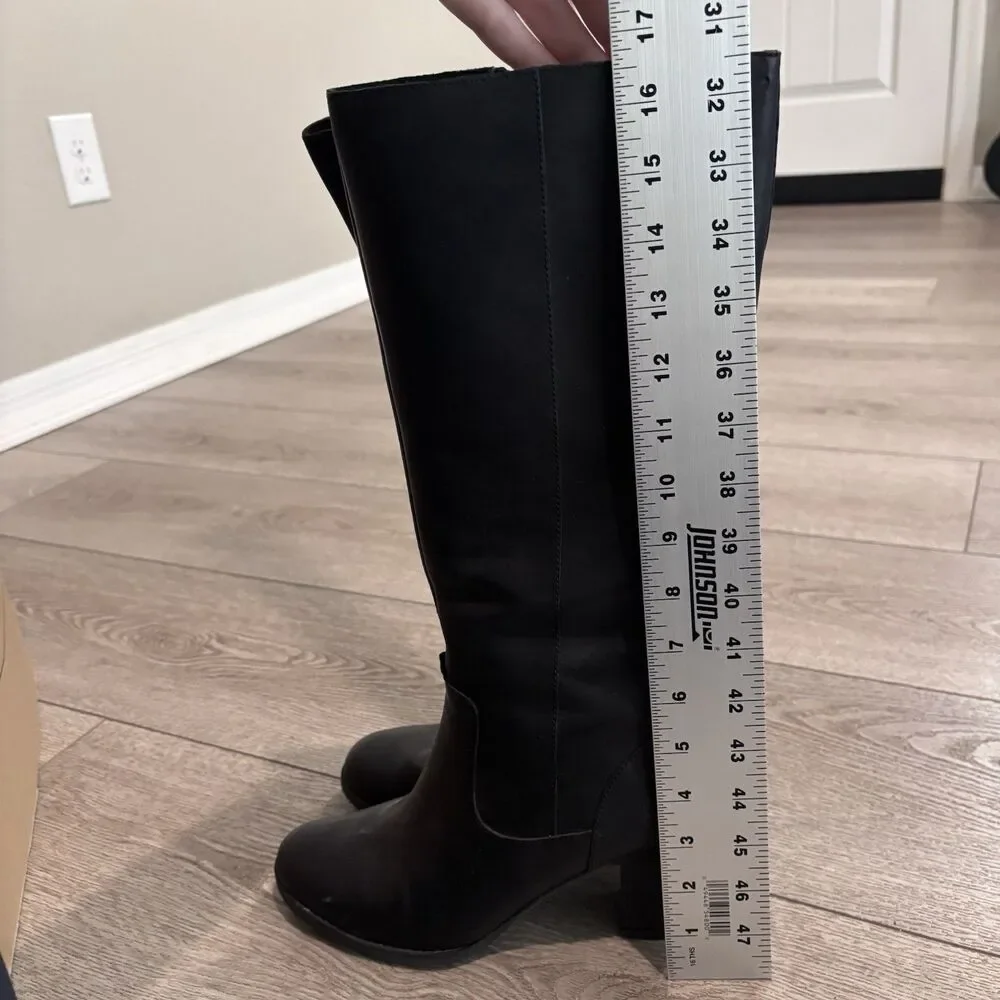 Timberland Leather Waterproof Boots Women’s‎ 7.5 Zipper Black 3